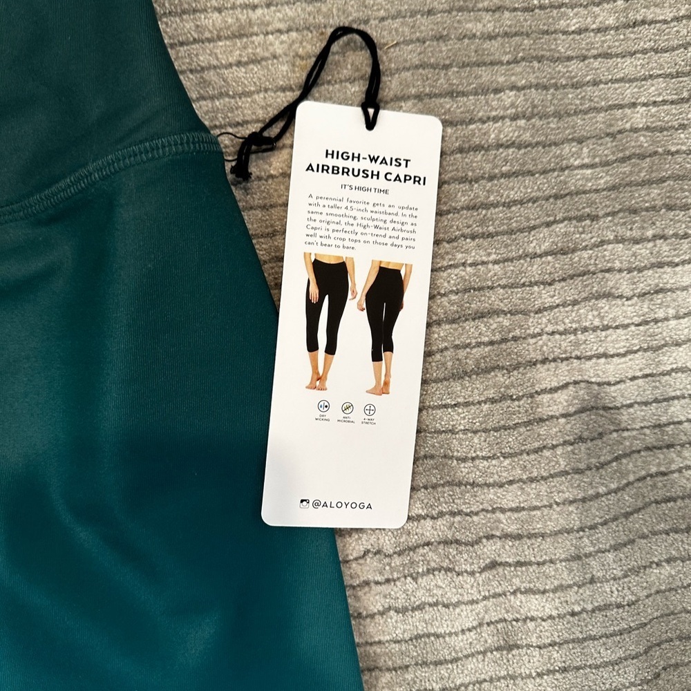 ALO Yoga women’s Leggings - Teal and Black - Picture 2 of 2
